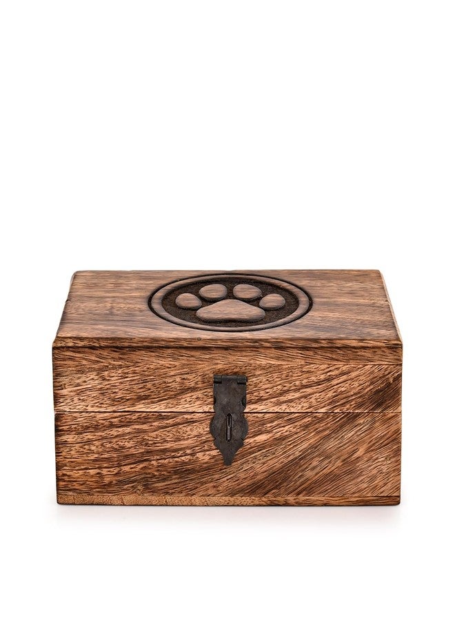 Kaizen Casa Jewellery Box Paw Design-Trinket Box Ladies-Jewellery Multipurpose Treasure Chest Keepsake Organizer Size- 8" x 5" x 3",| Decorative Storage Bin - Image 3